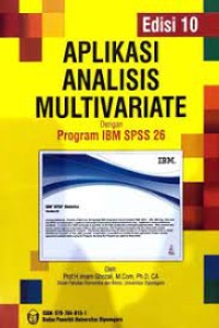 APLIKASI ANALISIS MULTIVARIATE DENGAN PROGRAM IBM SPSS 26