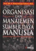 ORGANISASI DAN MANAJEMEN SUMBER DAYA MANUSIA